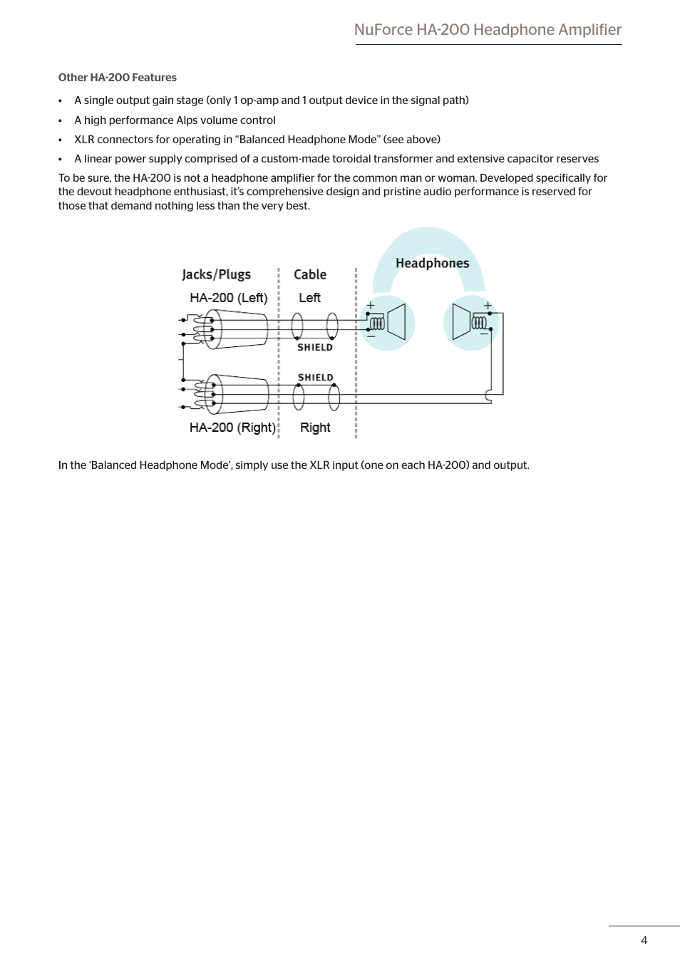 Nuforce ha-200 headphone amplifier | Optoma HA200 User Manual | Page 5 / 8