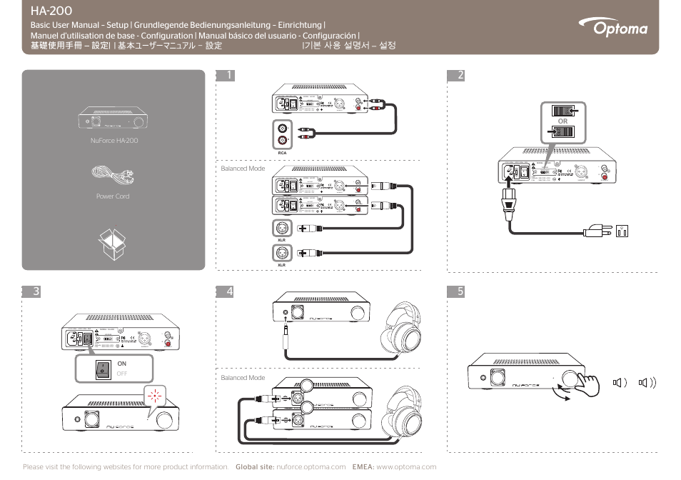 Optoma HA200 User Manual | 2 pages