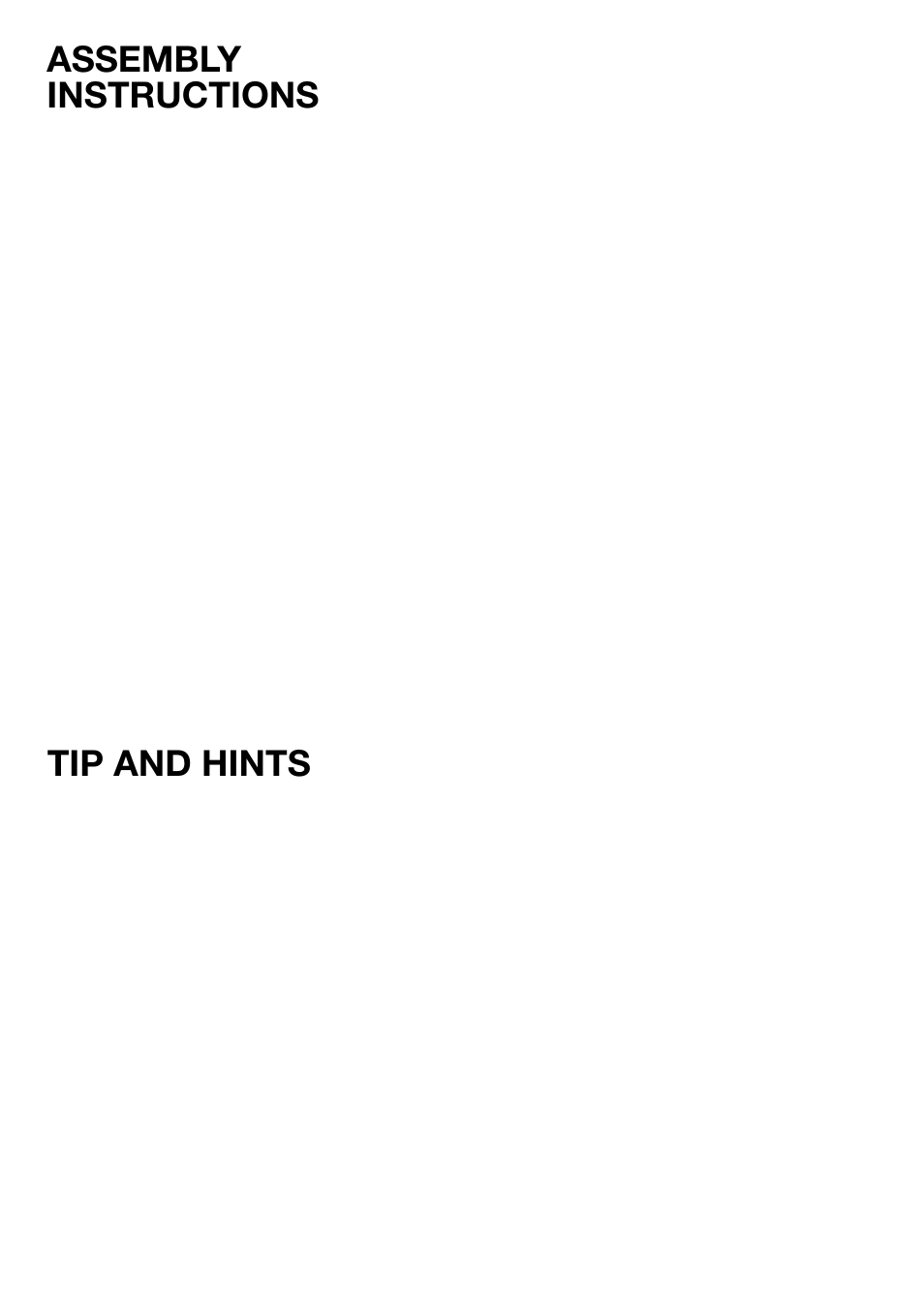 Assembly instructions, Tip and hints | Cuisinart CEC-7C User Manual | Page 4 / 10