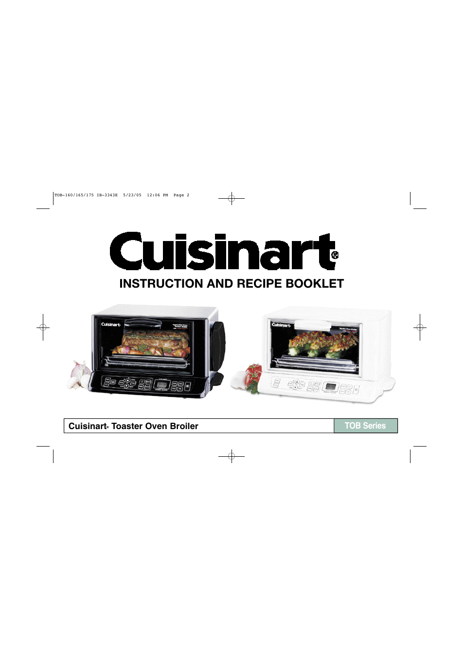 Cuisinart TOB Series User Manual | 27 pages