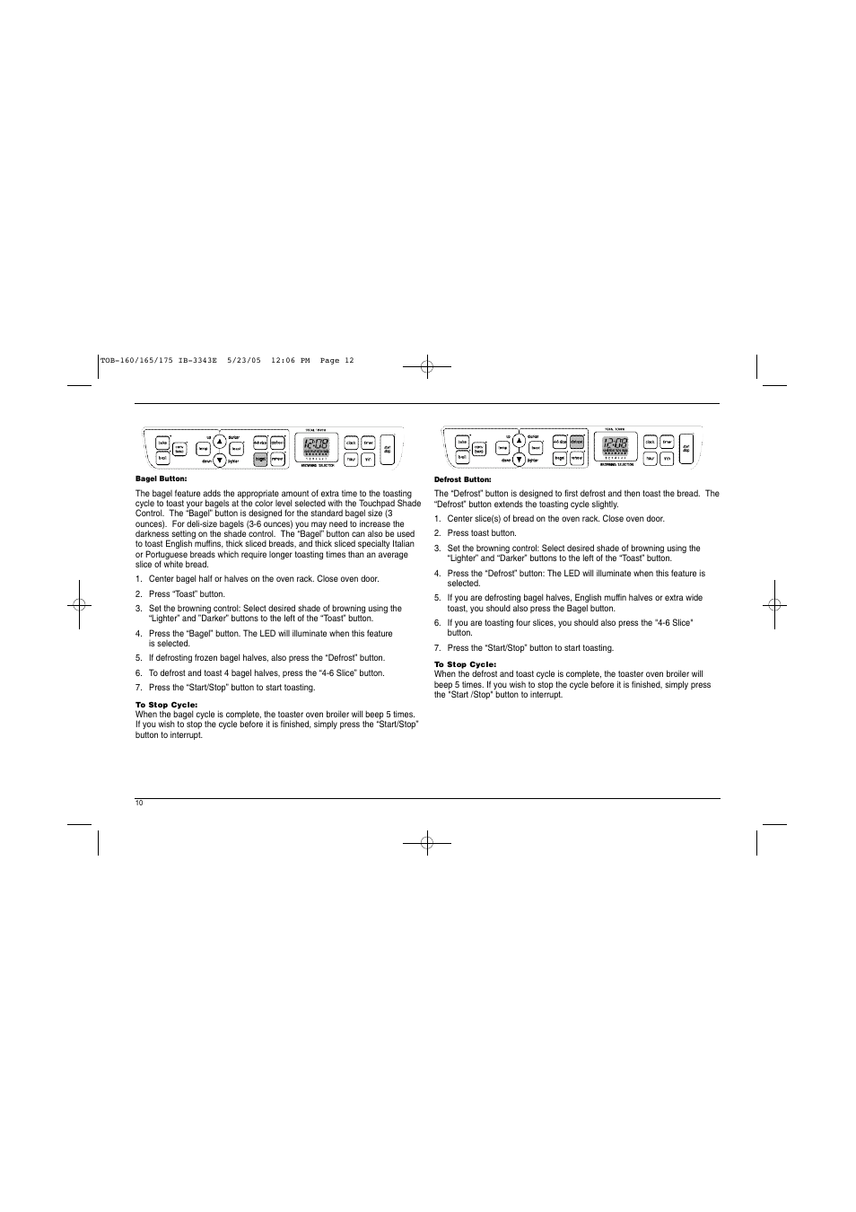 Cuisinart TOB Series User Manual | Page 11 / 27