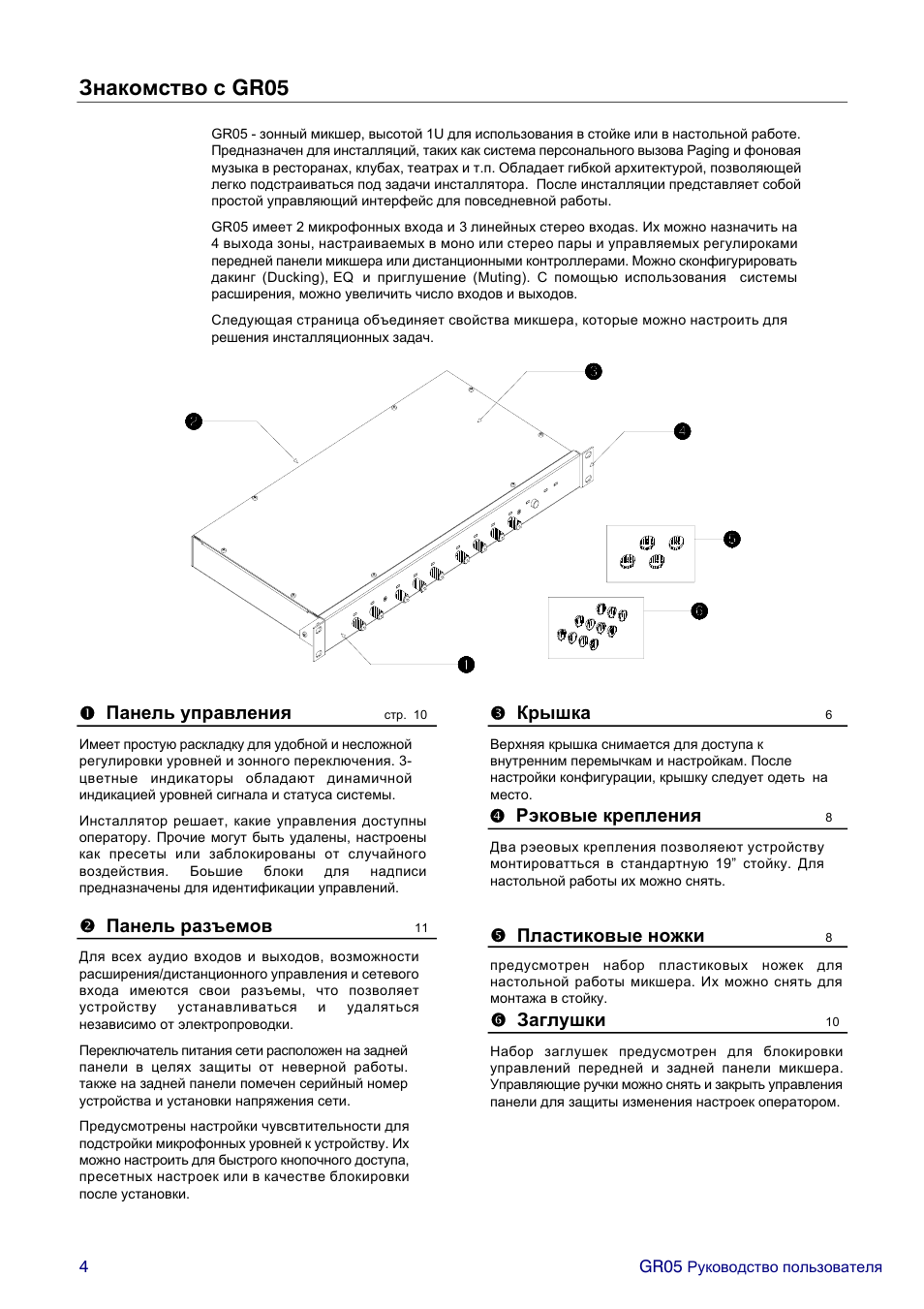 Gr05 | Allen&Heath GR05 User Manual | Page 4 / 24