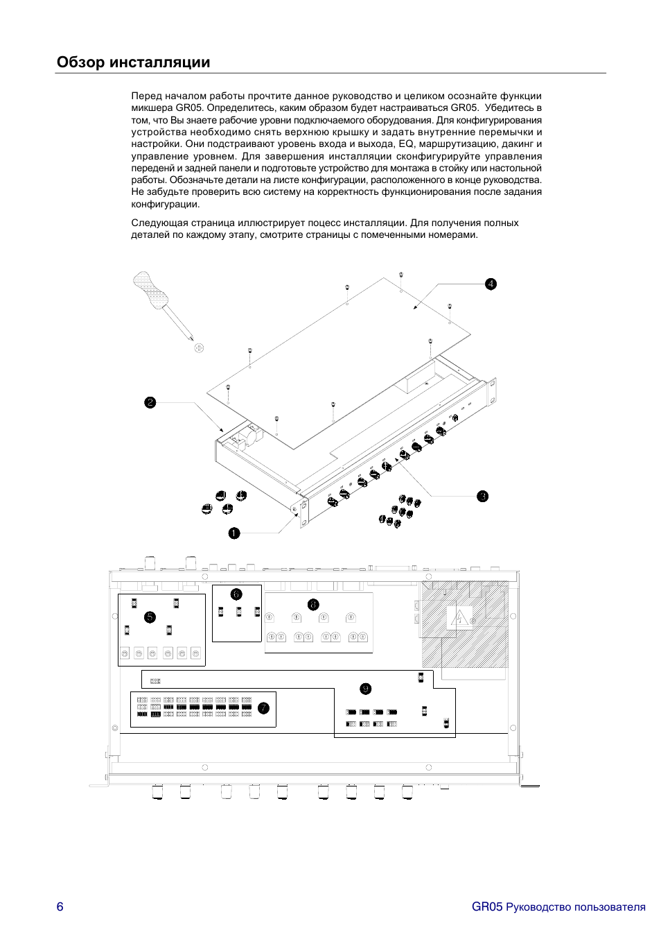 Allen&Heath GR05 User Manual | Page 6 / 24