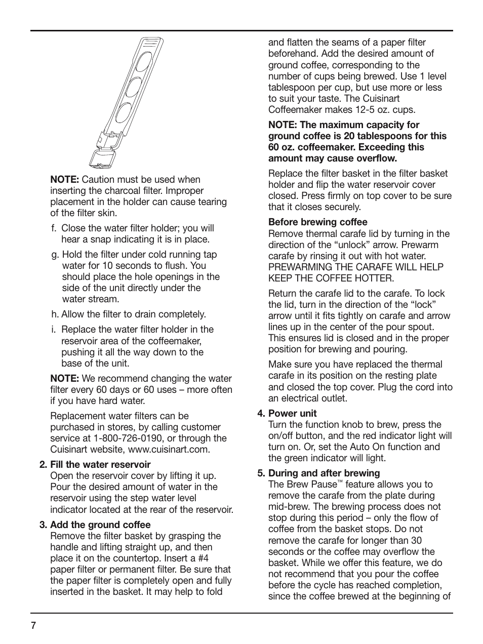 Cuisinart DCC-2400STR User Manual | Page 8 / 11