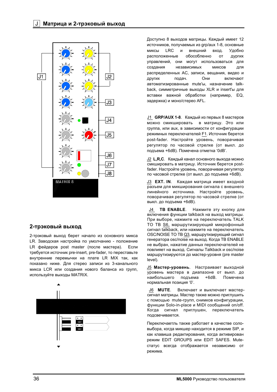 J m 2 | Allen&Heath ML5000 User Manual | Page 36 / 60