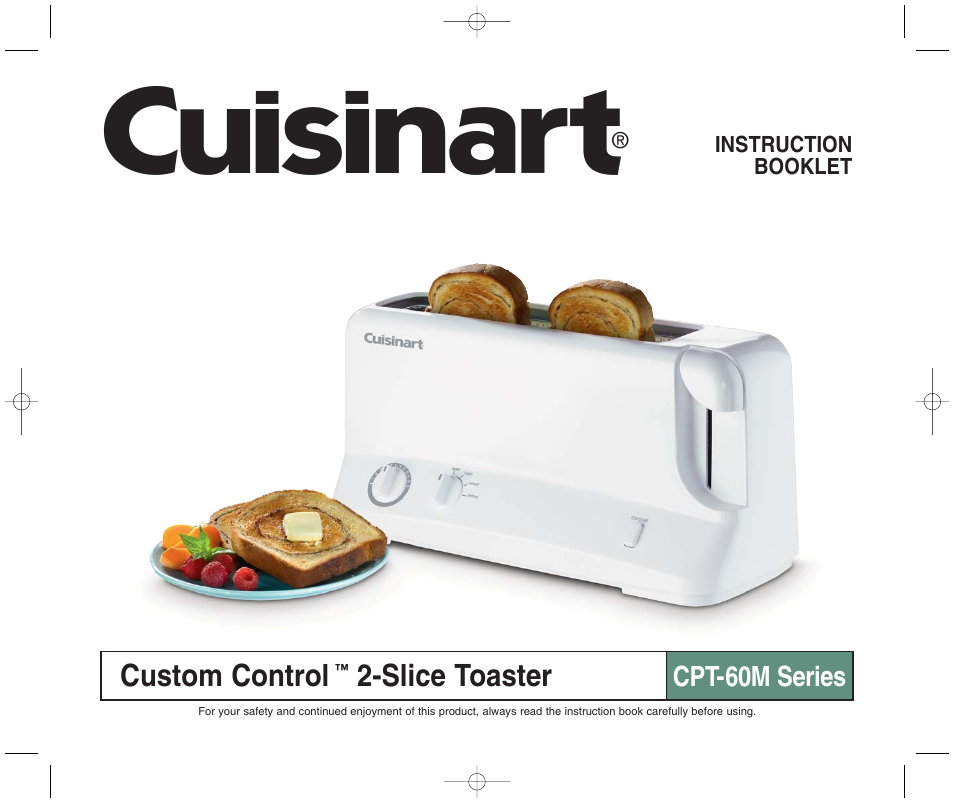 Cuisinart CPT-60M Series User Manual | 9 pages