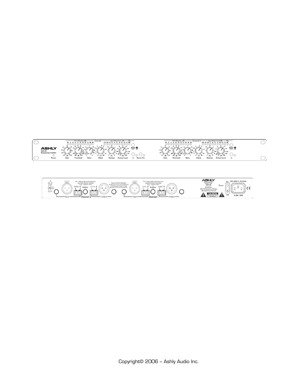 Ashly Audio CLX-52 User Manual | Page 12 / 12