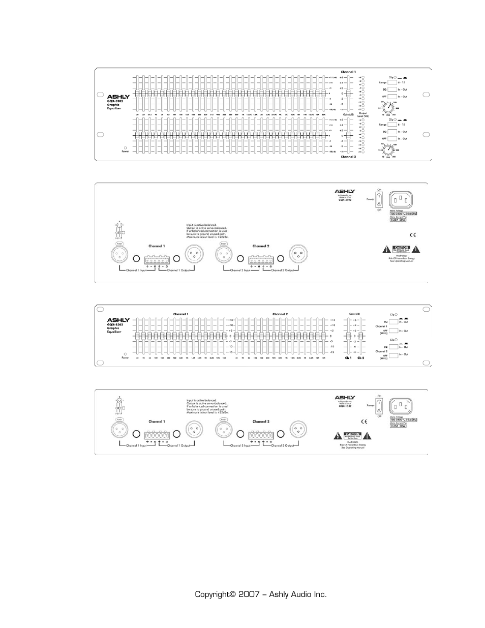 Ashly Audio GOX User Manual | Page 12 / 12