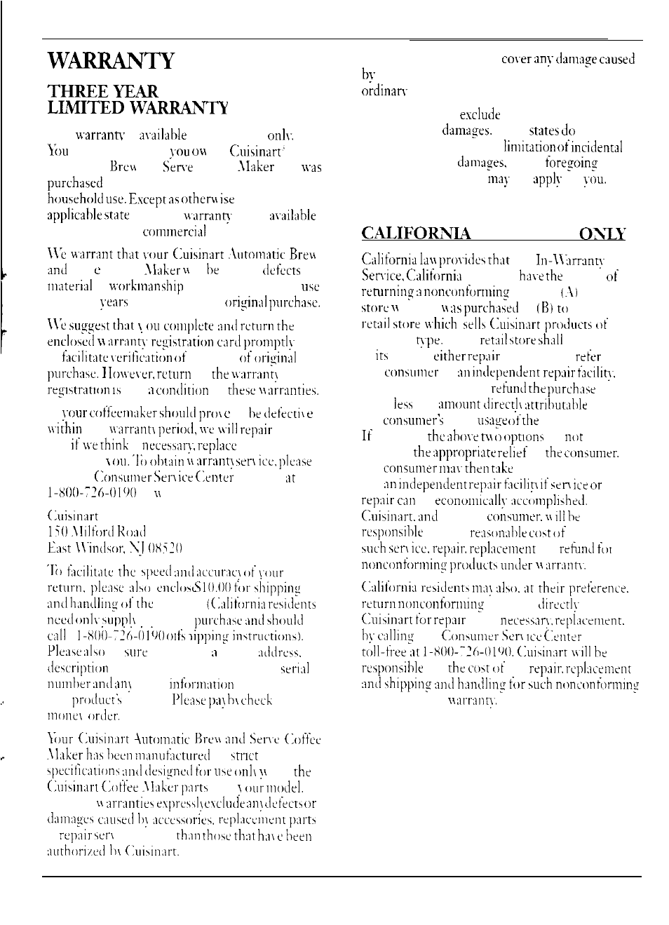 Cuisinart DTC-800 Series User Manual | Page 7 / 8