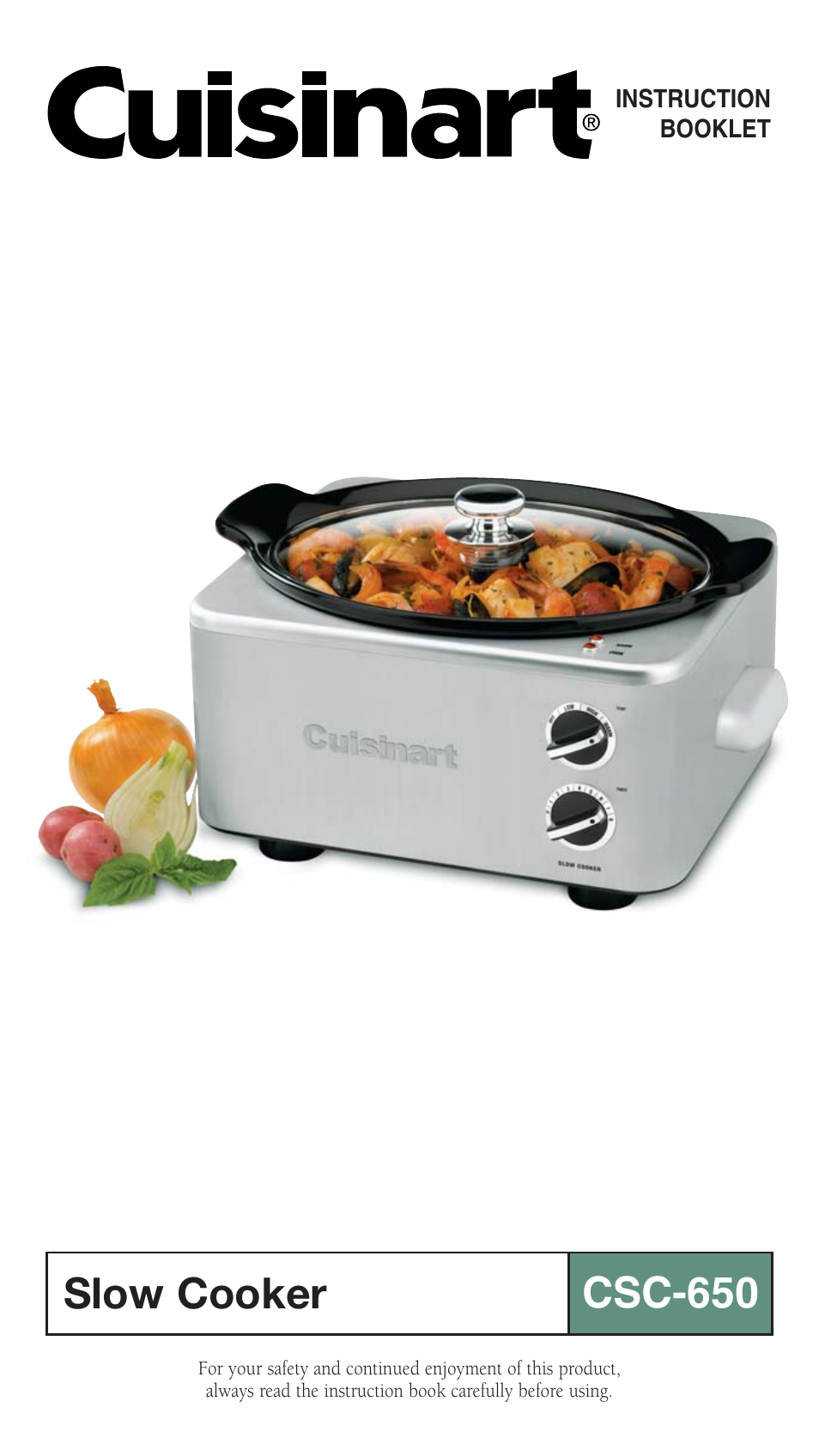 Cuisinart CSC-650C User Manual | 9 pages