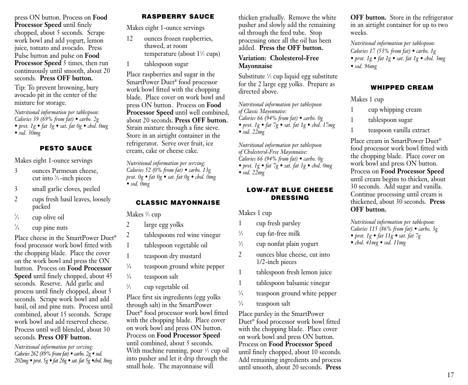 Cuisinart FPB-5 User Manual | Page 18 / 25