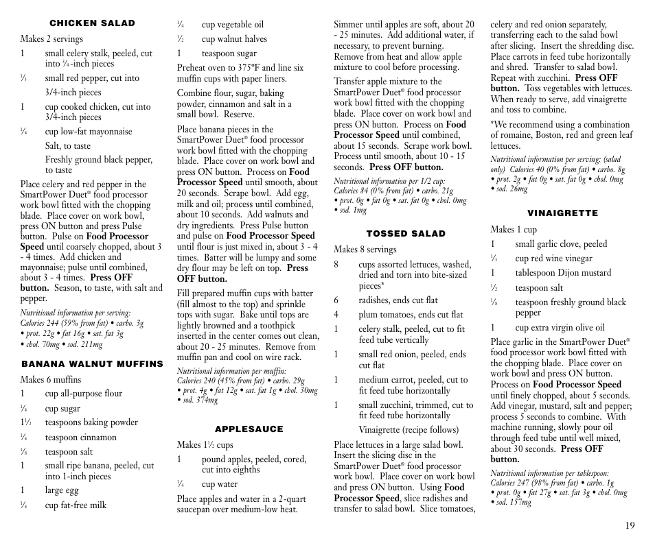 Cuisinart FPB-5 User Manual | Page 20 / 25