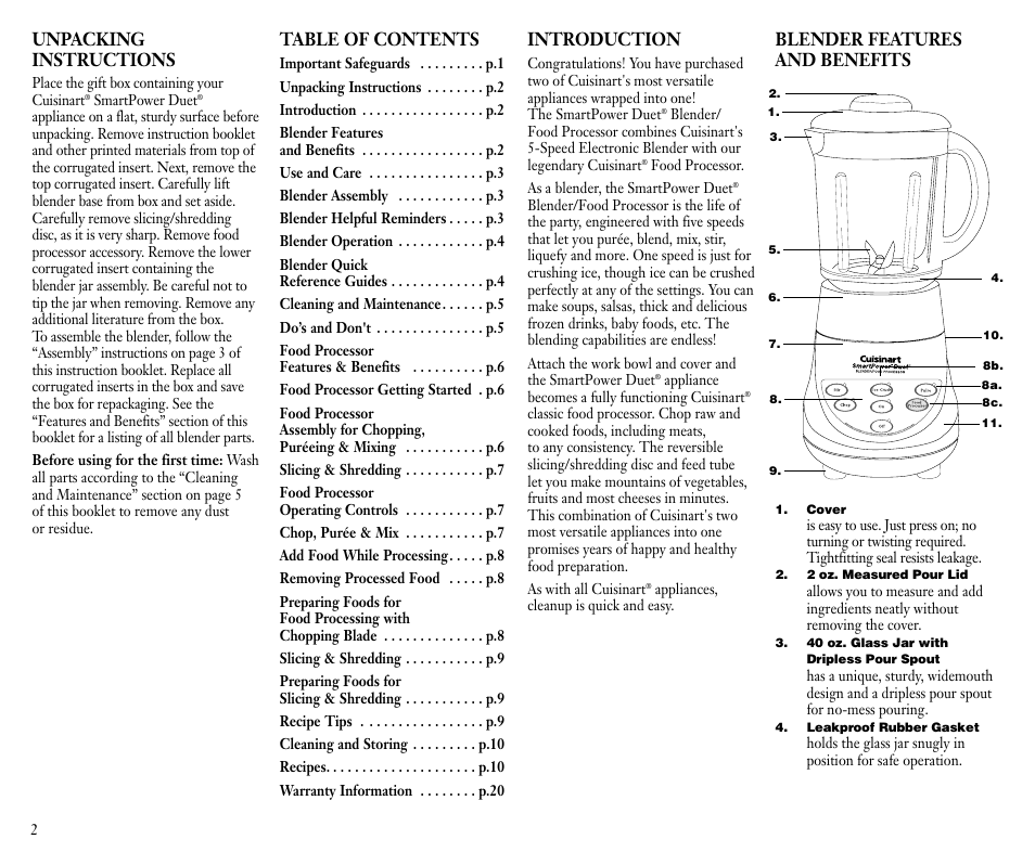 Cuisinart FPB-5 User Manual | Page 3 / 25