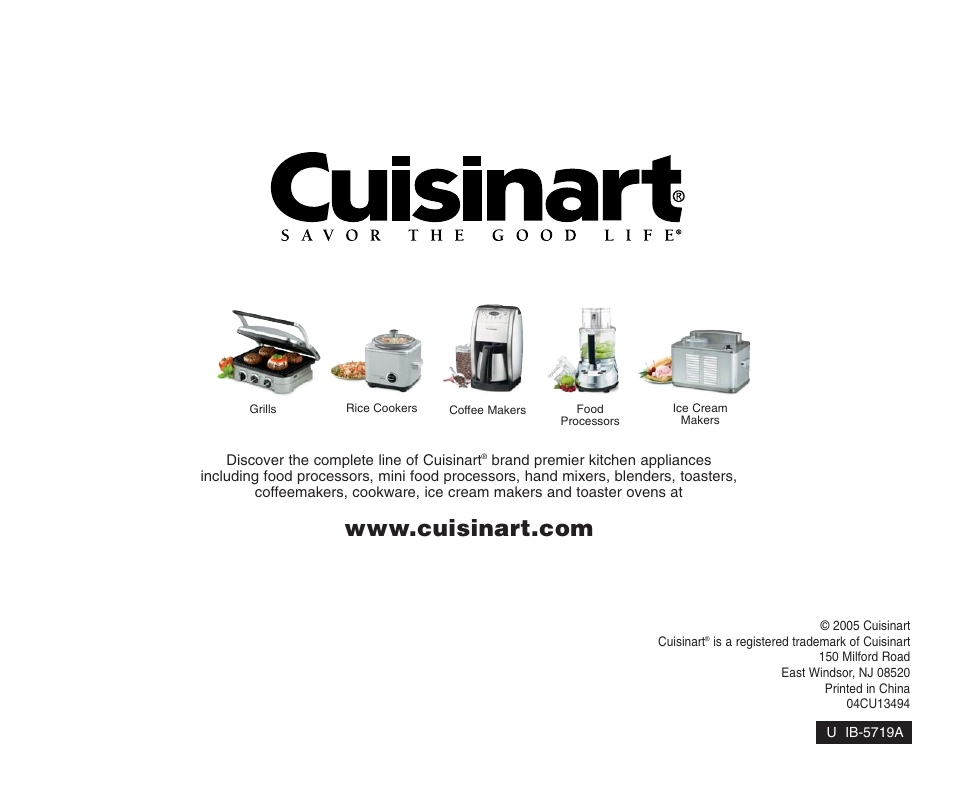 Cuisinart DLC-2A User Manual | Page 13 / 14