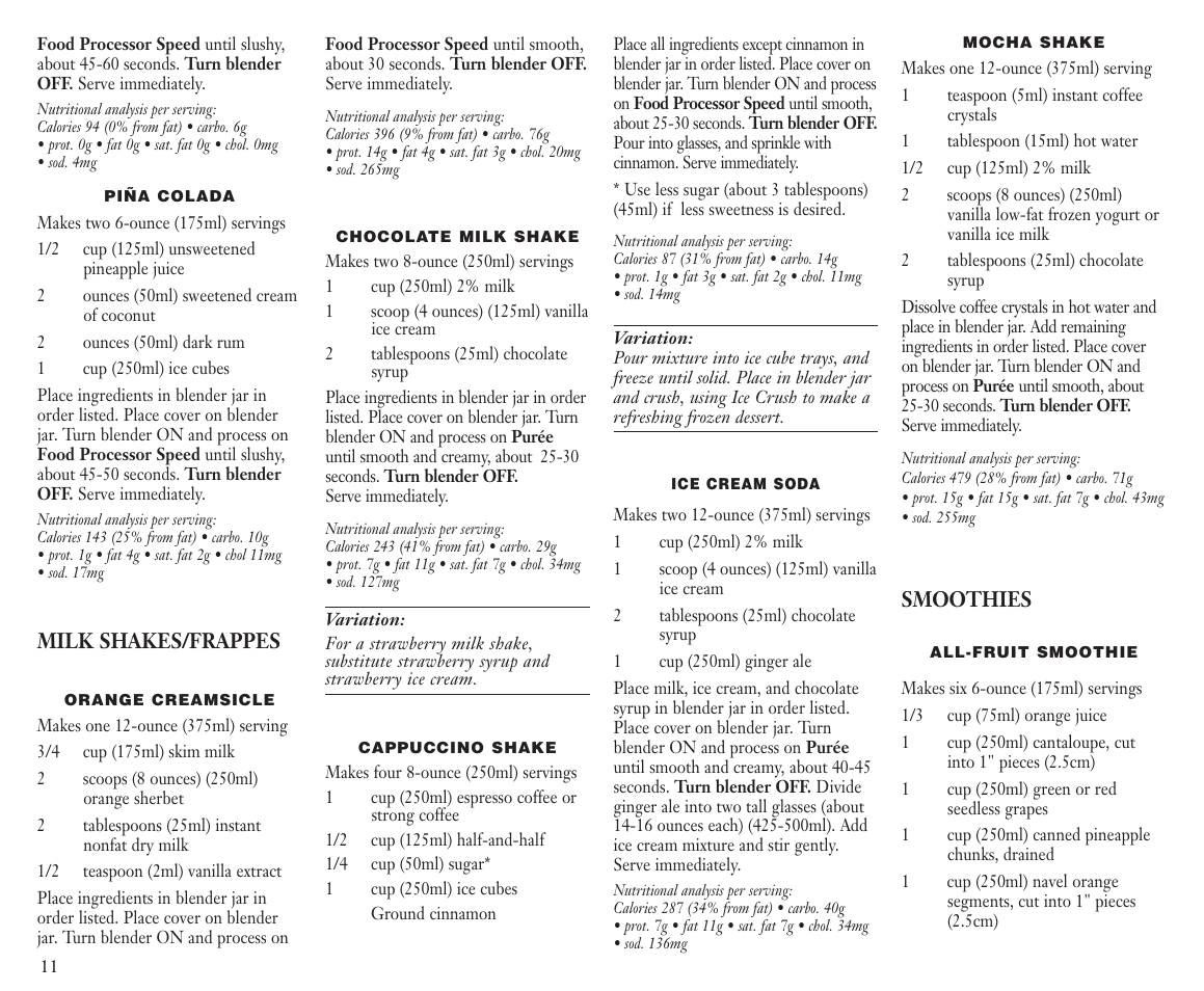 Cuisinart BFP-703C User Manual | Page 12 / 22