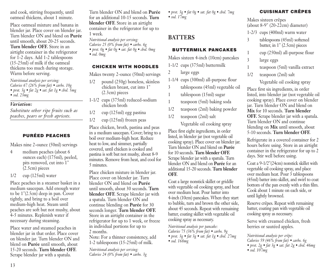 Cuisinart BFP-703C User Manual | Page 14 / 22