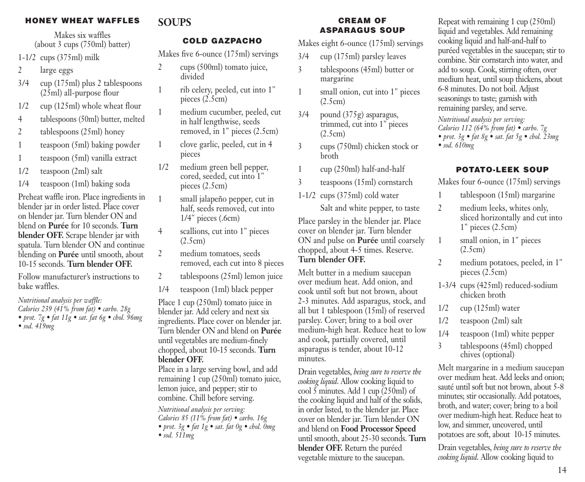 Cuisinart BFP-703C User Manual | Page 15 / 22