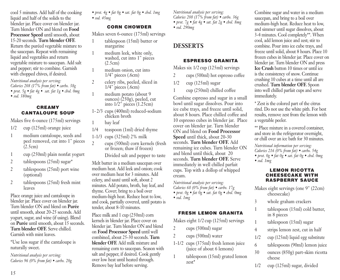 Cuisinart BFP-703C User Manual | Page 16 / 22