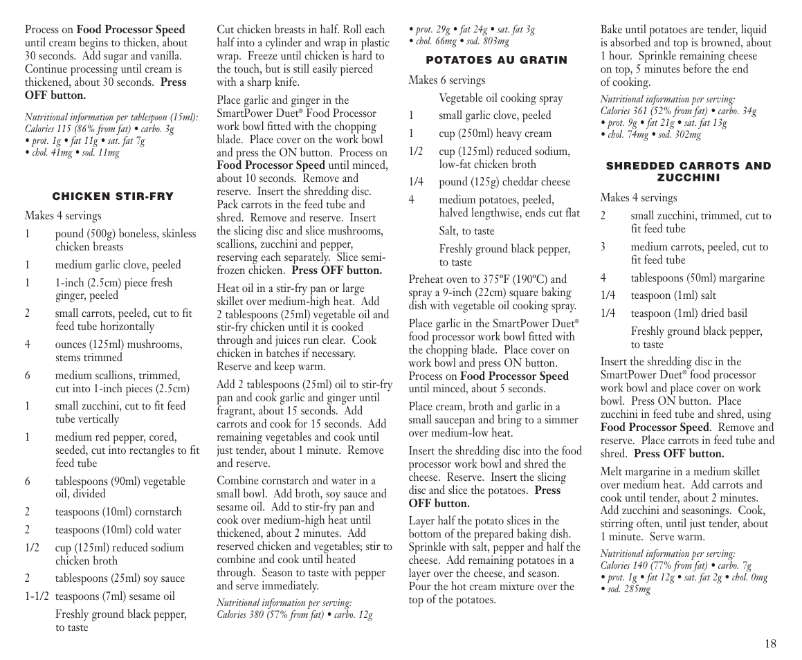 Cuisinart BFP-703C User Manual | Page 19 / 22