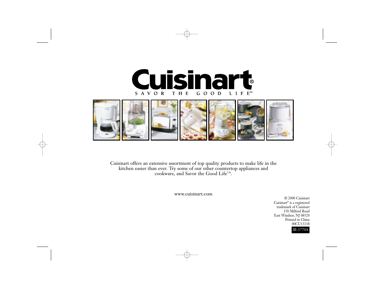 Cuisinart CEK-40 User Manual | Page 8 / 8