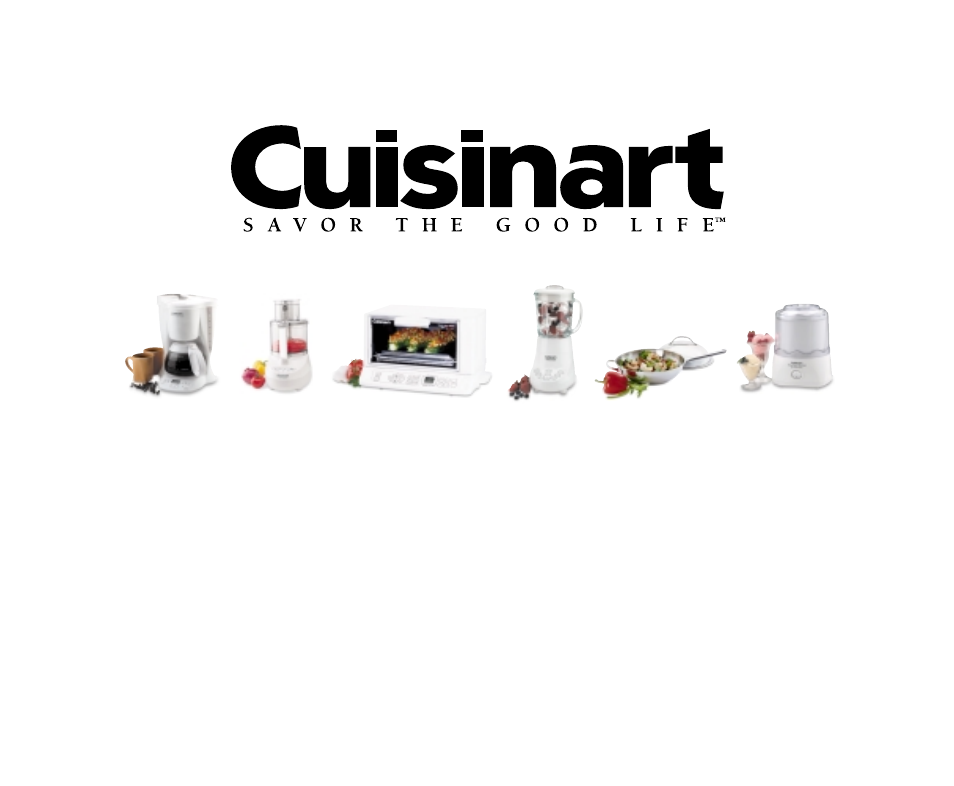 Cuisinart SPB-7 User Manual | Page 20 / 20