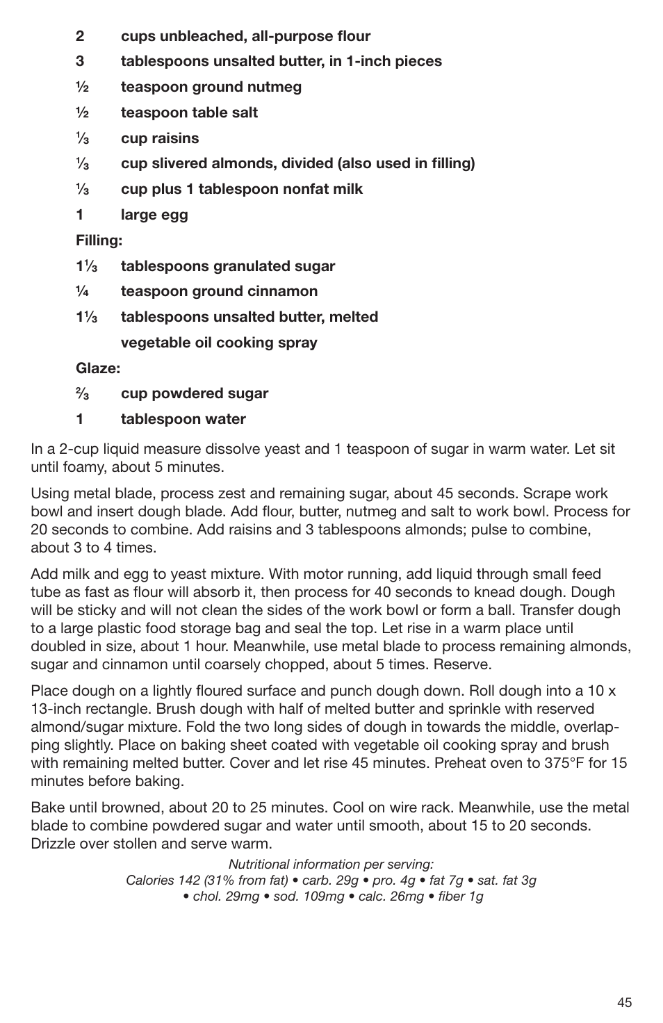 Cuisinart DLC-2009CHB User Manual | Page 45 / 73