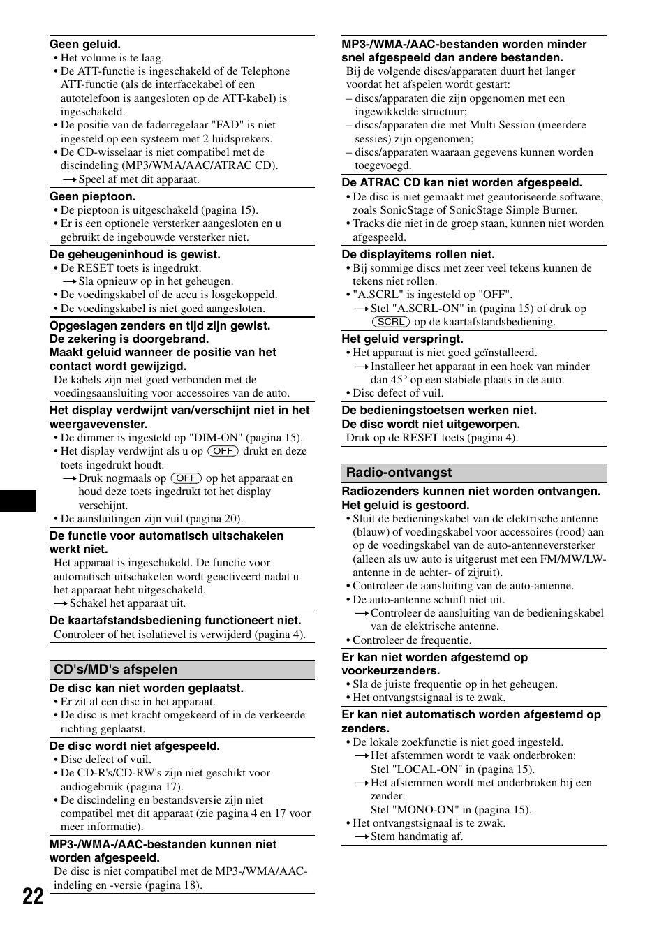 Sony CDX-GT50UI User Manual | Page 118 / 148