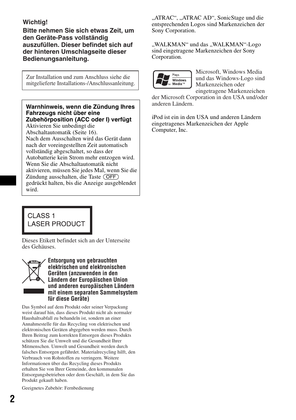 Sony CDX-GT50UI User Manual | Page 24 / 148