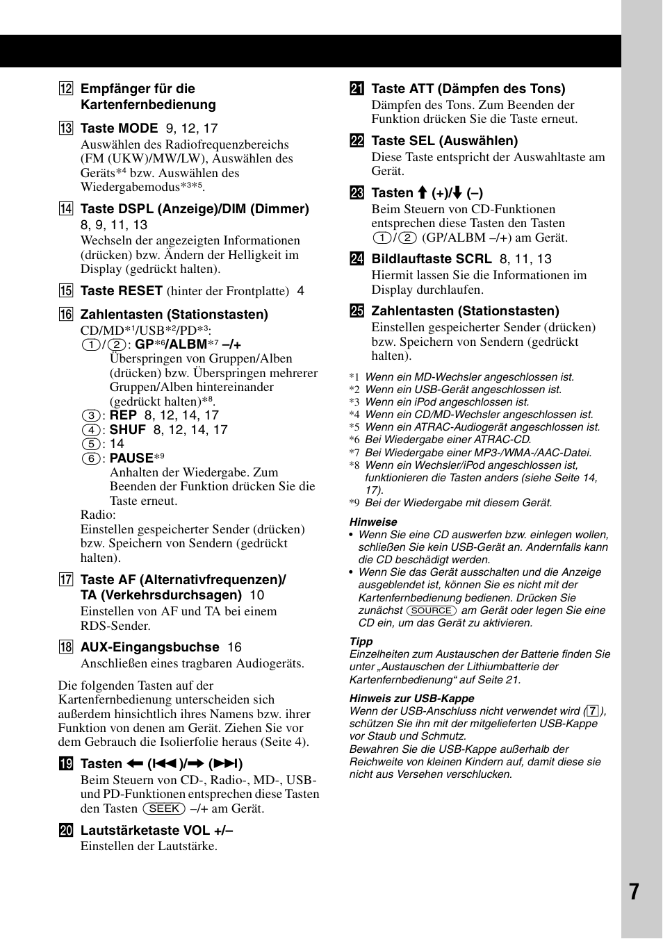 Sony CDX-GT50UI User Manual | Page 29 / 148