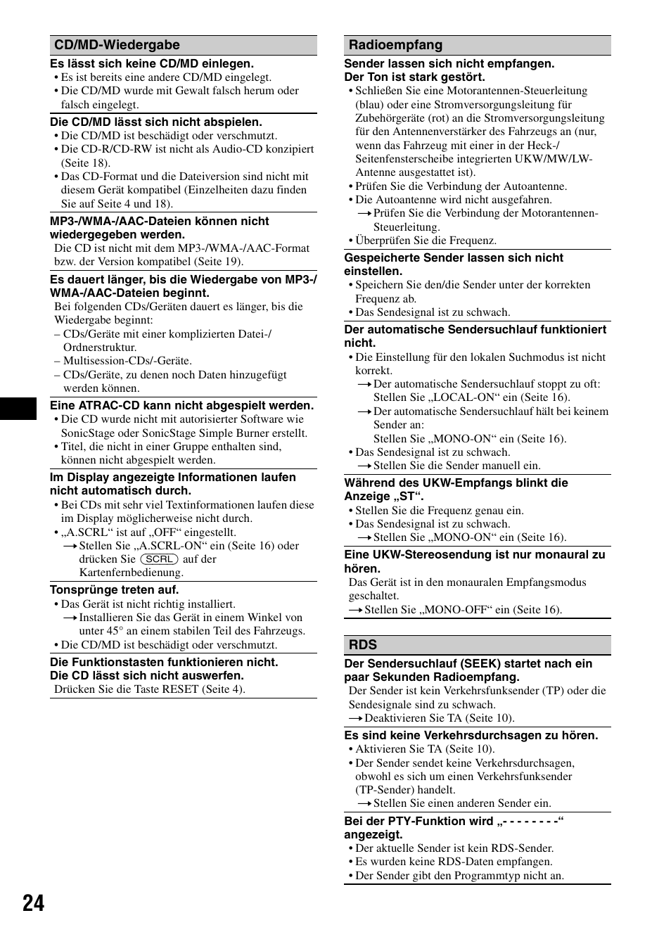 Sony CDX-GT50UI User Manual | Page 46 / 148