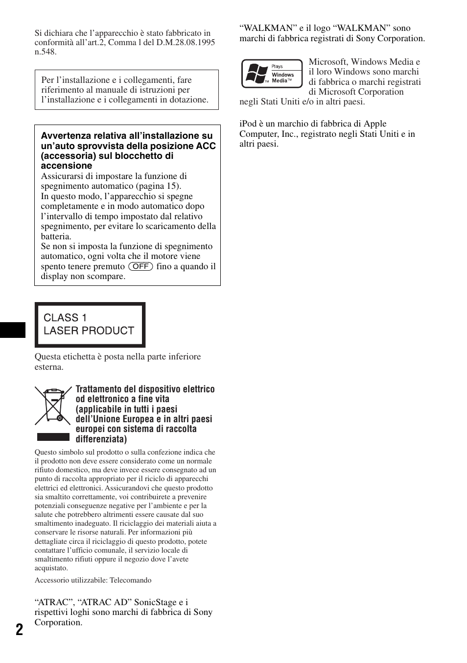 Sony CDX-GT50UI User Manual | Page 74 / 148