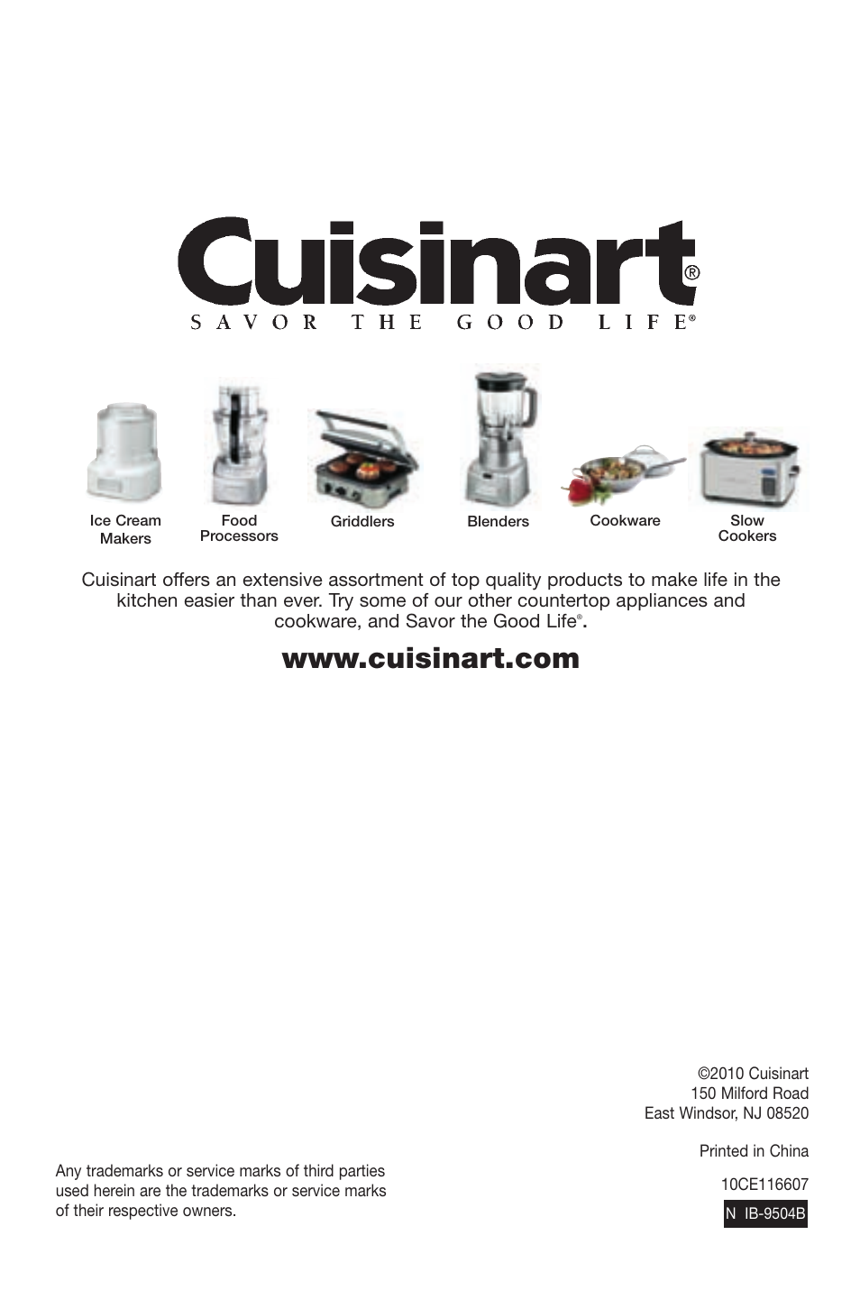 Cuisinart DCC-2650 User Manual | Page 12 / 13