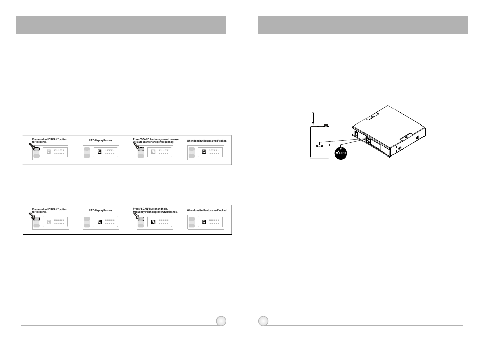 Act single channel wireless receiver, Switchable channels functions, Cautions 7. act button | Change channel when, Caution while changing channels, Functions: 2. how to select a frequency | MIPRO act707se_ii(2ce158)c User Manual | Page 6 / 9