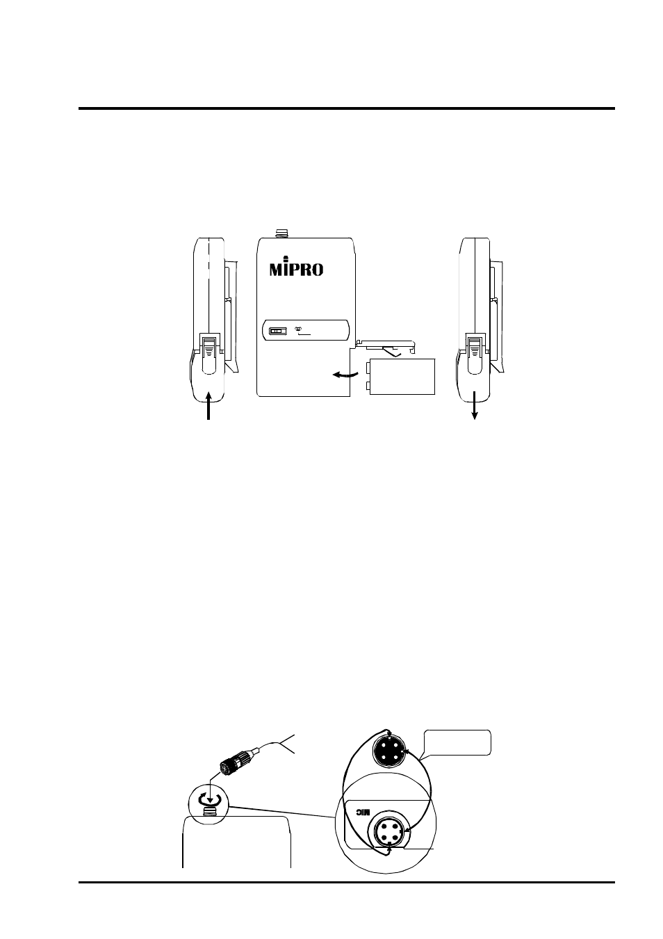 Bodypack transmitter, Operating instructions | MIPRO ma705(2ce161) User Manual | Page 18 / 23