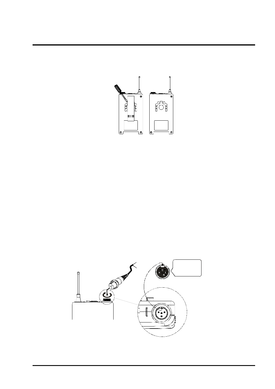 Bodypack transmitter, Operating instructions | MIPRO ma705(2ce161) User Manual | Page 21 / 23