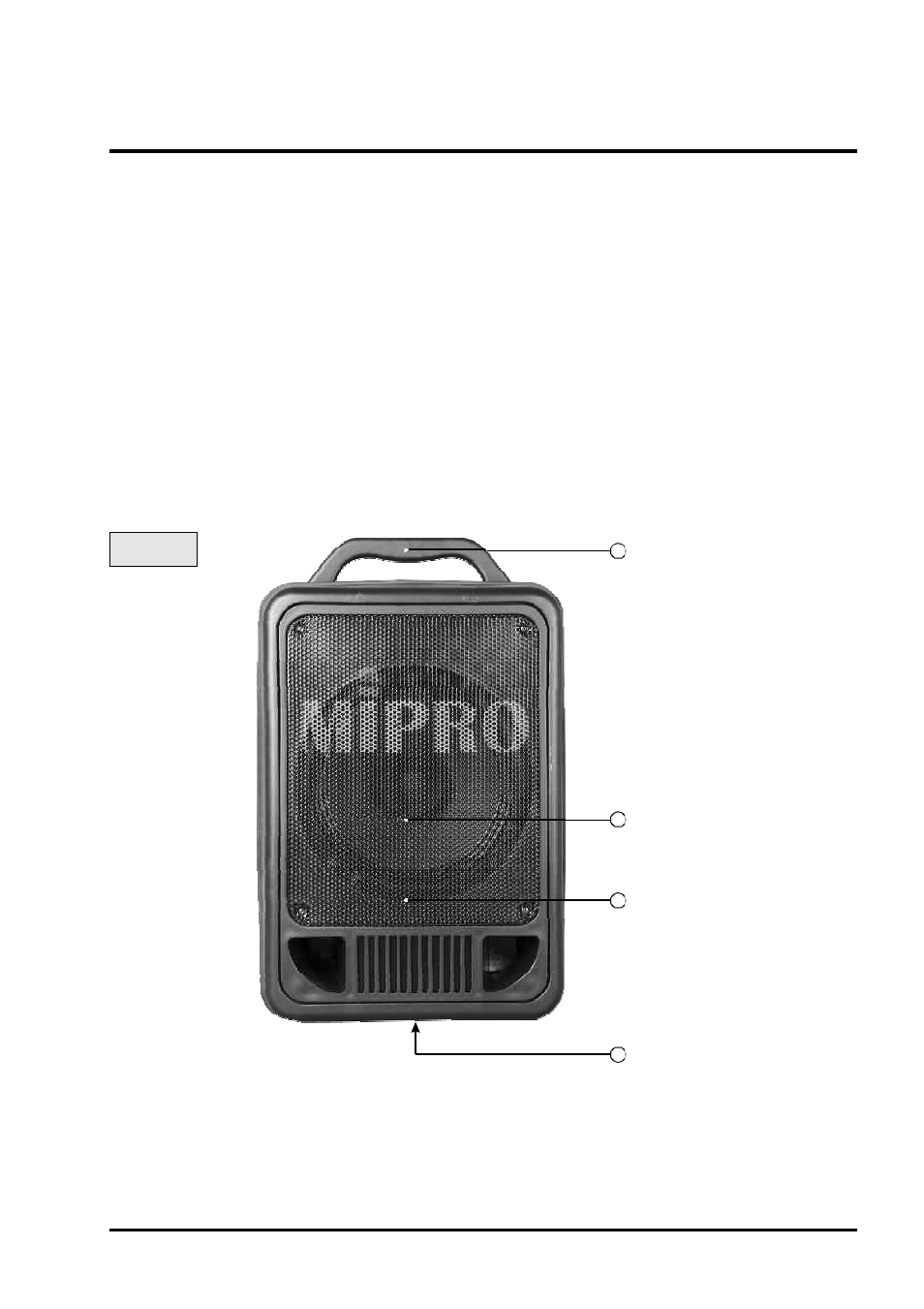Wireless amplifier, Front, Parts names and functions | MIPRO ma705(2ce161) User Manual | Page 3 / 23
