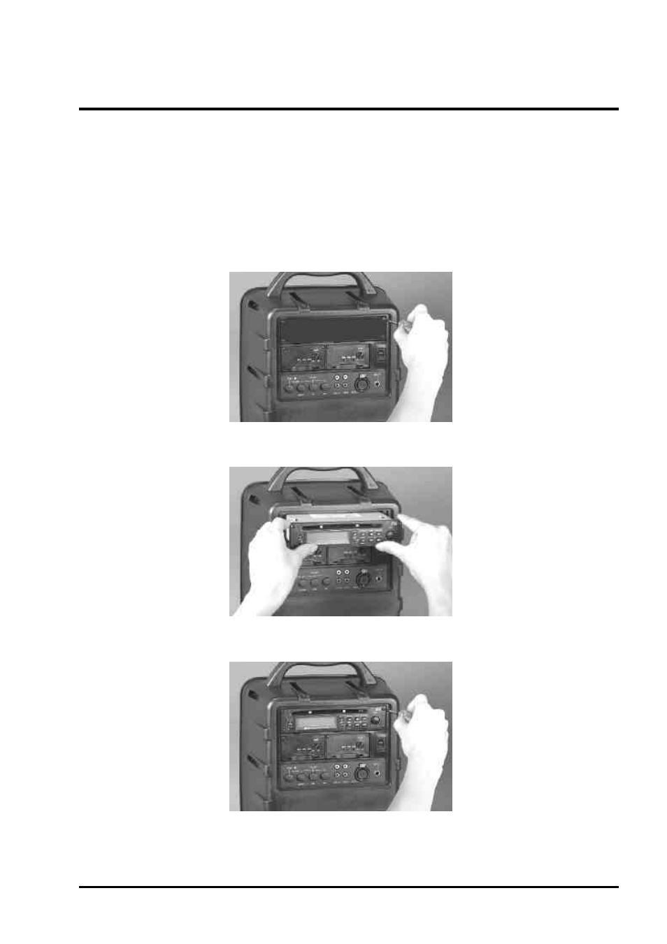 Wireless amplifier, Installing a cd player | MIPRO ma705(2ce161) User Manual | Page 8 / 23