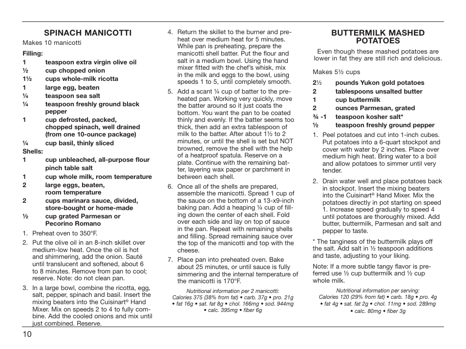 Cuisinart Power Advantage HM-90S User Manual | Page 10 / 33