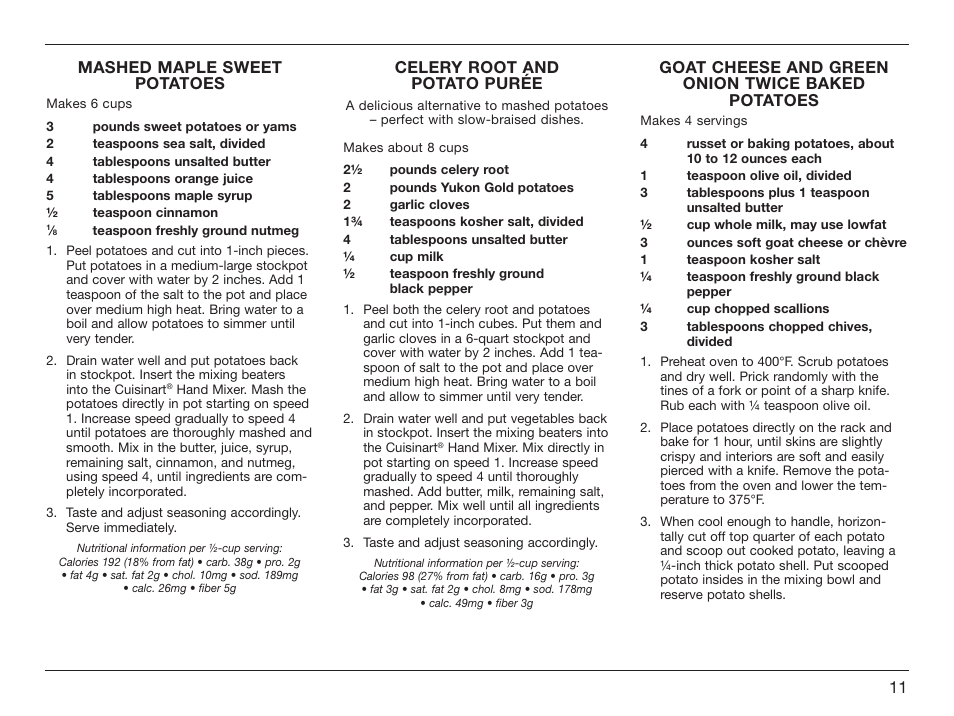 Cuisinart Power Advantage HM-90S User Manual | Page 11 / 33