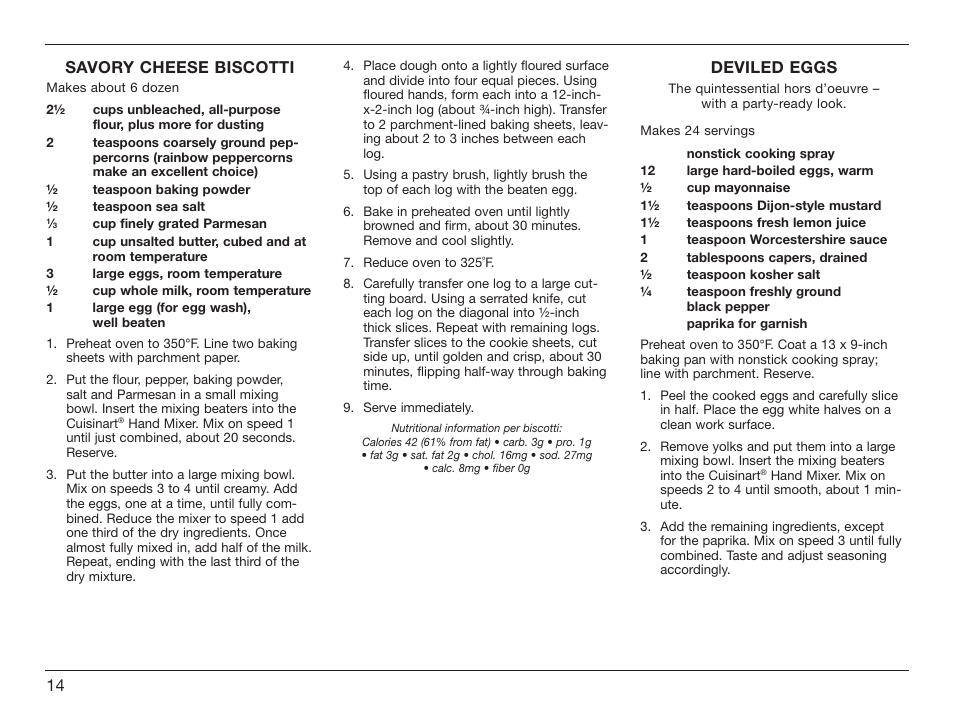 Cuisinart Power Advantage HM-90S User Manual | Page 14 / 33