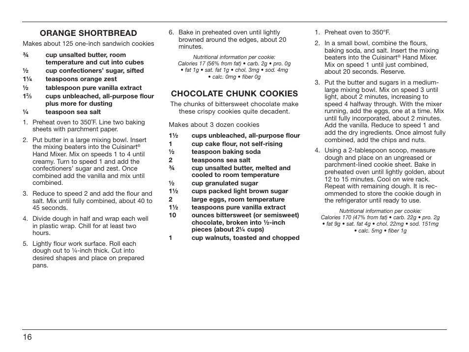 Cuisinart Power Advantage HM-90S User Manual | Page 16 / 33