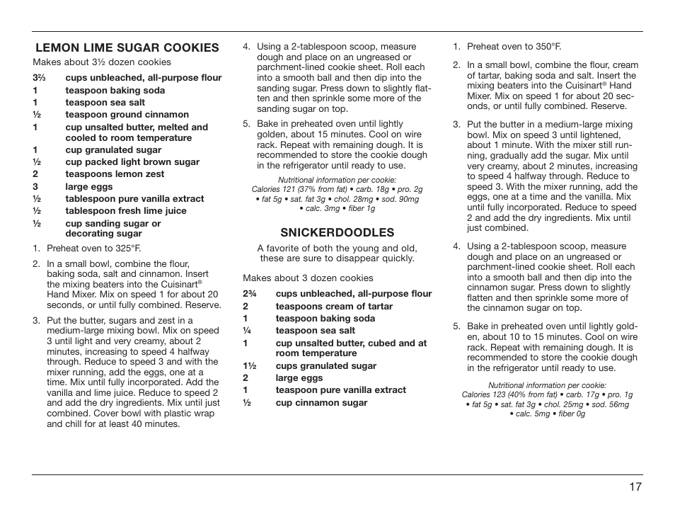 Cuisinart Power Advantage HM-90S User Manual | Page 17 / 33
