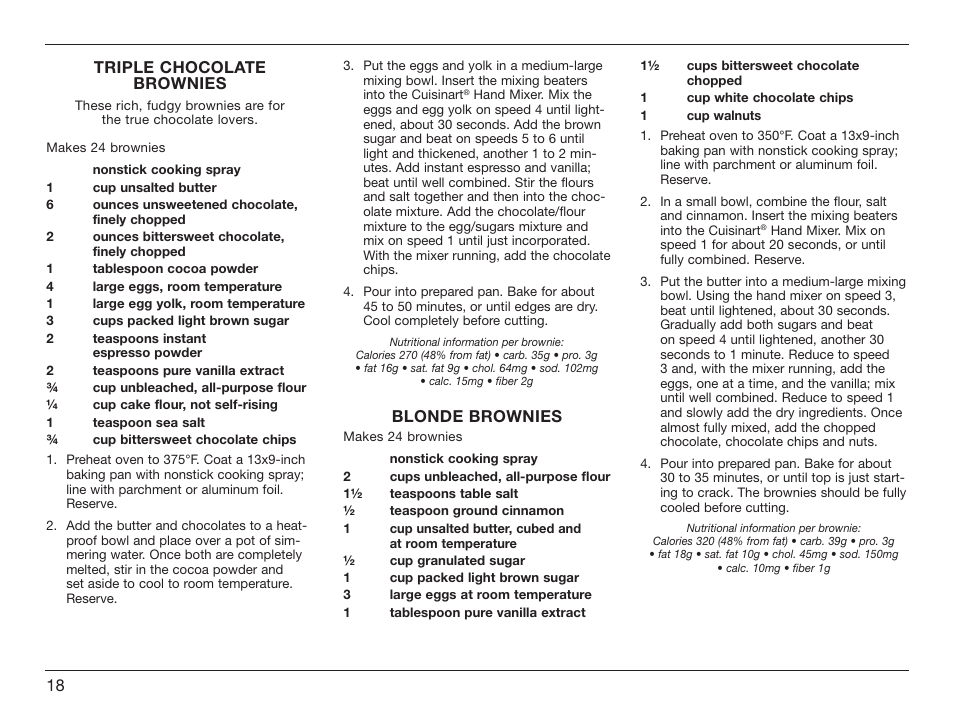 Cuisinart Power Advantage HM-90S User Manual | Page 18 / 33