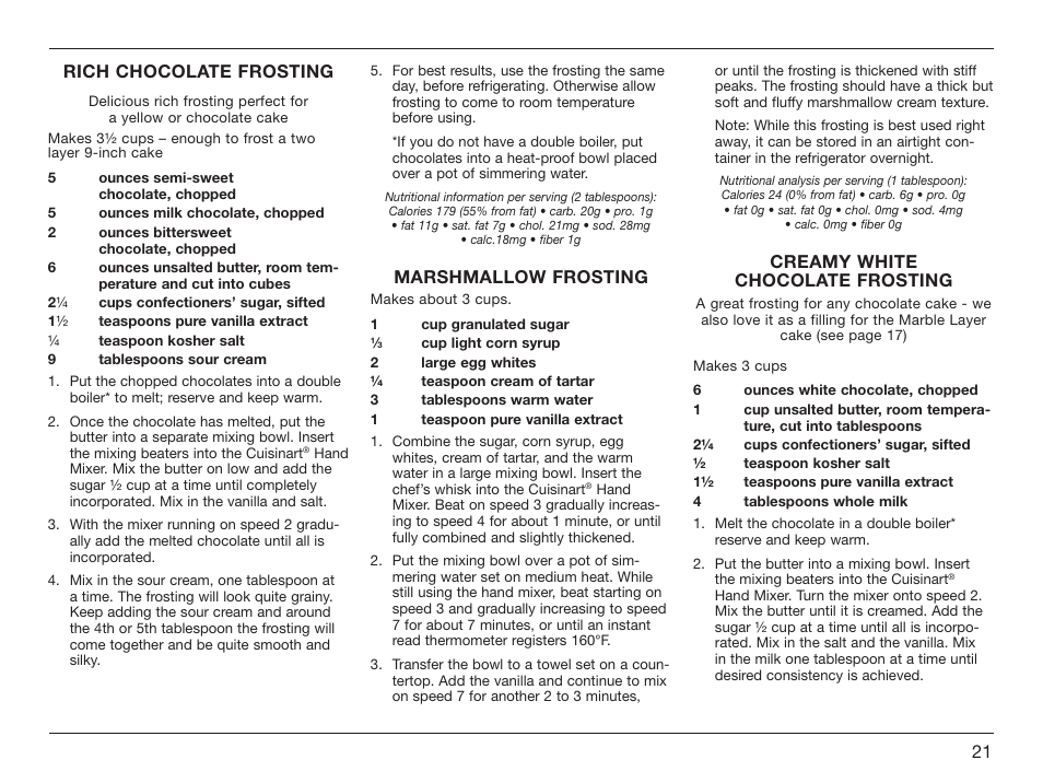 Cuisinart Power Advantage HM-90S User Manual | Page 21 / 33