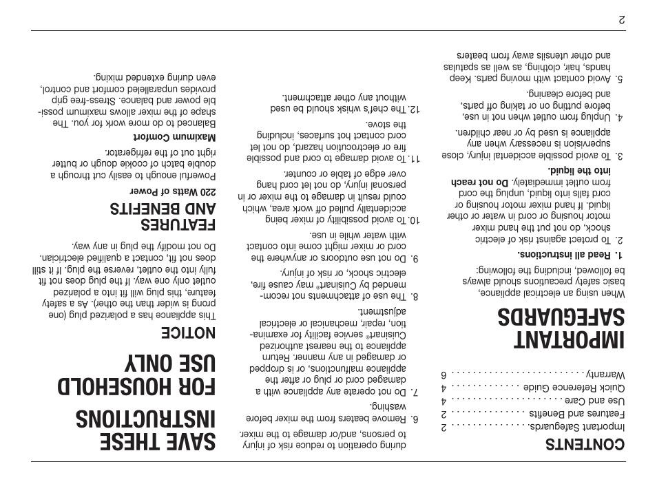 Cuisinart Power Advantage HM-90S User Manual | Page 31 / 33