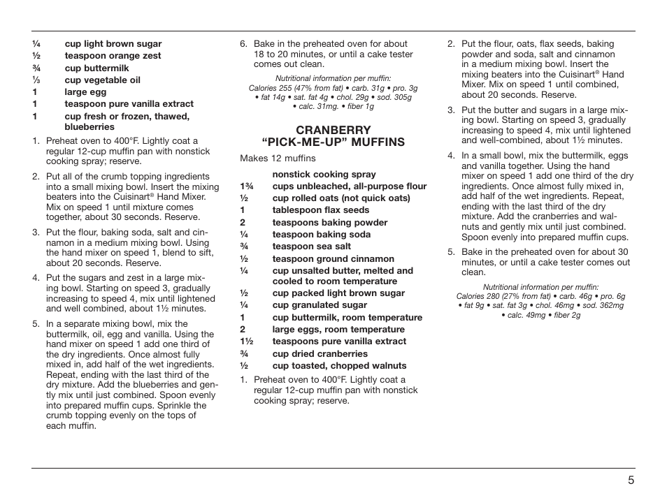 Cuisinart Power Advantage HM-90S User Manual | Page 5 / 33
