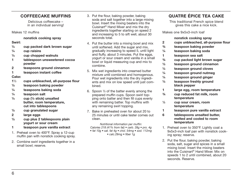 Cuisinart Power Advantage HM-90S User Manual | Page 6 / 33