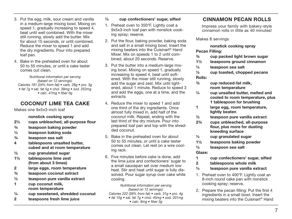 Cuisinart Power Advantage HM-90S User Manual | Page 7 / 33
