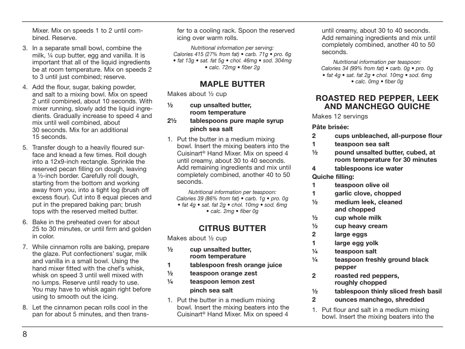 Cuisinart Power Advantage HM-90S User Manual | Page 8 / 33