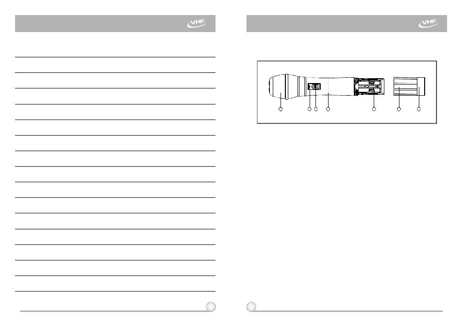 Handheld wireless microphone | MIPRO mr123da(2ce229) User Manual | Page 5 / 9